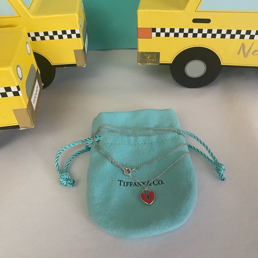 Tiffany & Co. Mini Heart Lock Necklace